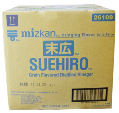 'Mizkan' Grain Vinegar Suehiro 20lt